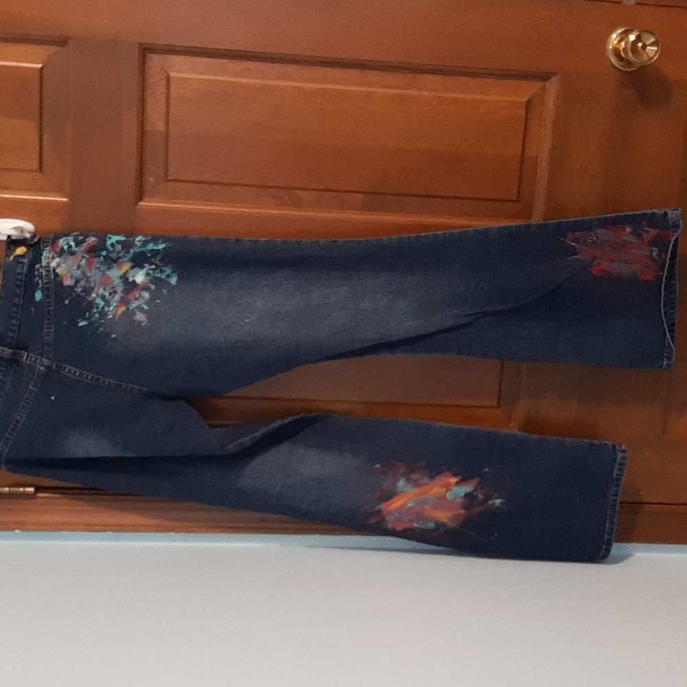 Jeans - Painted by me - Picture 5 of 7